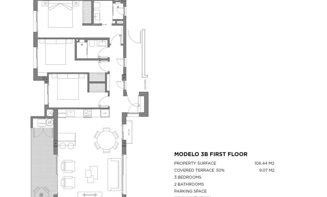 Nowy budynek - apartment -
Los Alcazares - Parque Diana