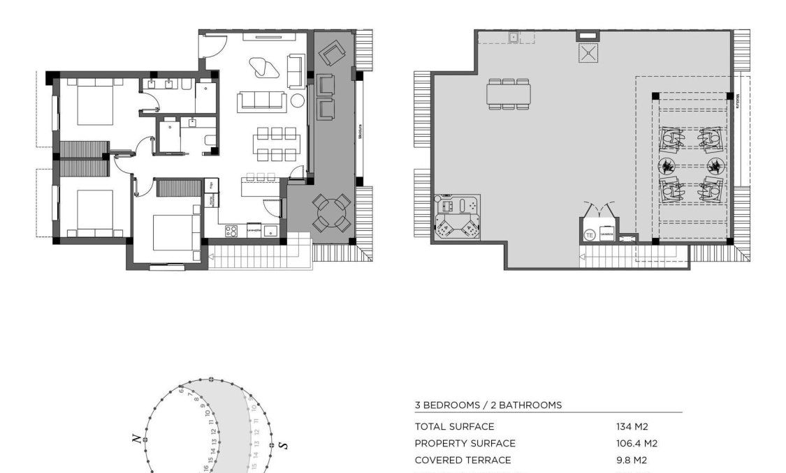 New Build - Top Floor Bungalow -
Rojales - Doña Pepa