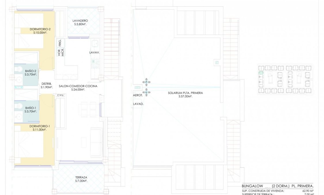 New Build - Bungalow -
Torrevieja - Los Balcones