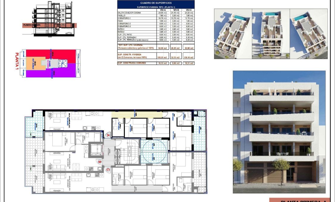 New Build - apartment -
Torrevieja - Centro