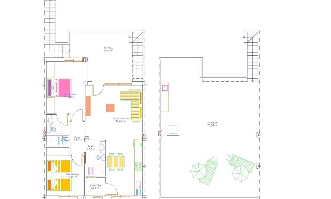 Obra nueva - Bungalow -
San Javier - pueblo