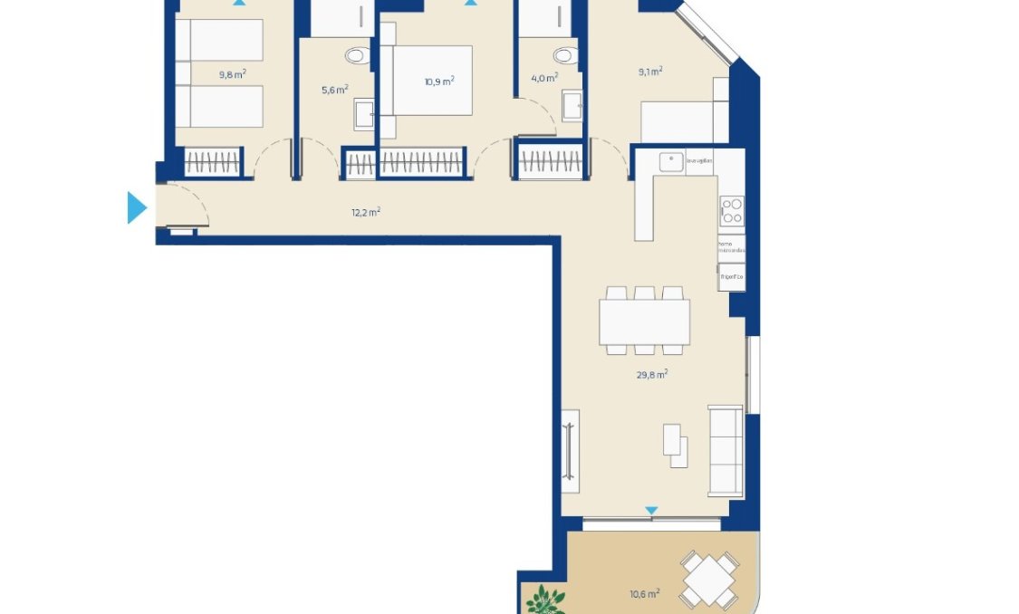 New Build - Apartments -
Villajoyosa - Cala Mallaeta