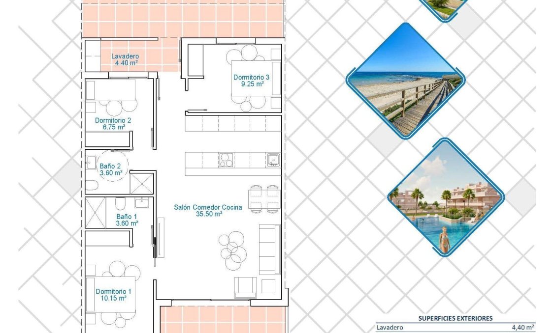 New Build - apartment -
Pilar de la Horadada - Lo Monte