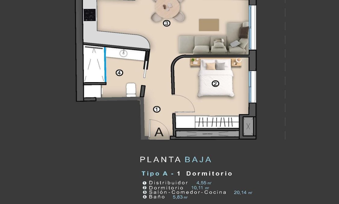 New Build - apartment -
Torrevieja - Centro