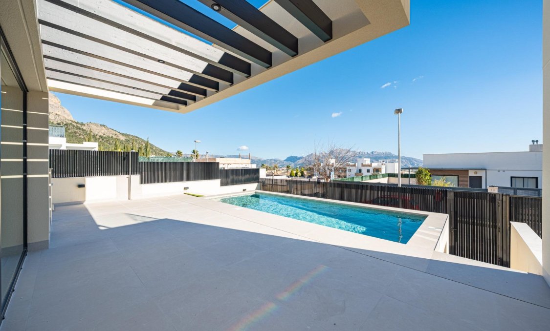 Obra nueva - villa -
Polop - La Alberca