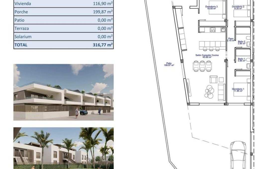 New Build - Bungalow -
Pilar de la Horadada - pueblo
