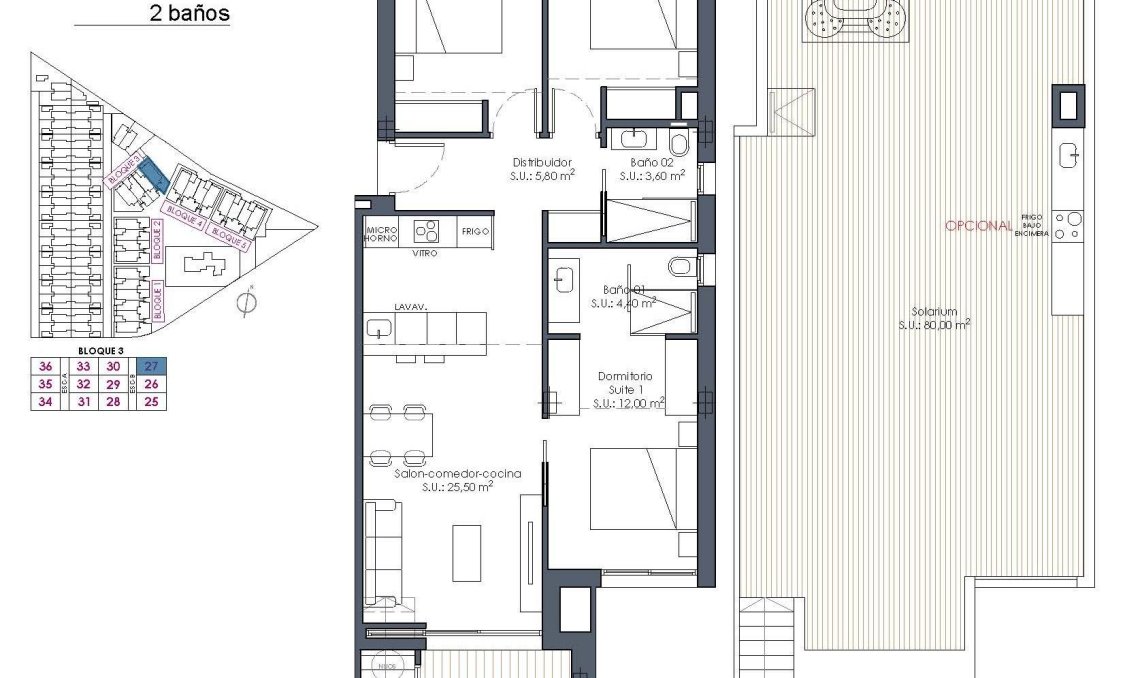 New Build - Penthouse -
Los Alcazares - Serena Golf