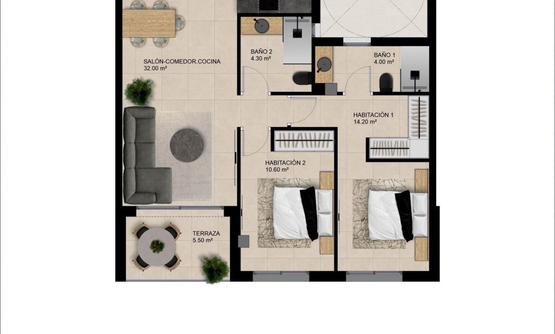 New Build - apartment -
Catral - pueblo