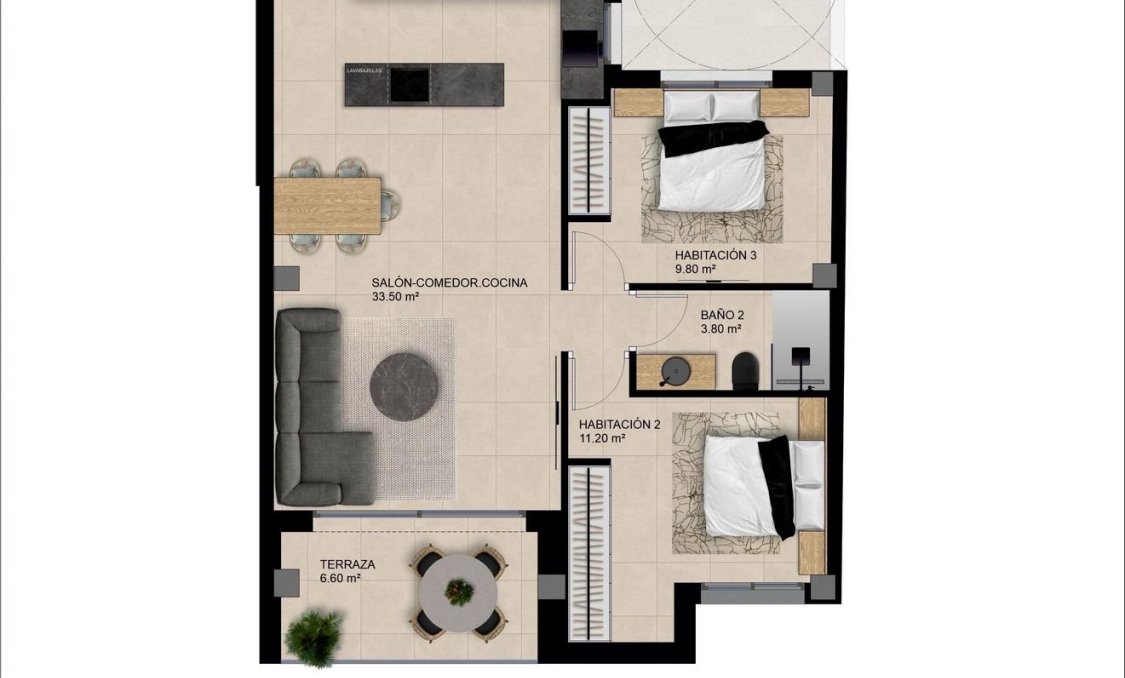 New Build - apartment -
Catral - pueblo