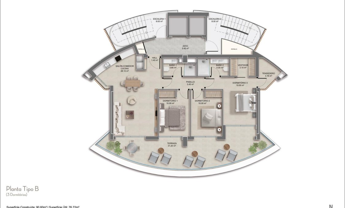 New Build - apartment -
Calpe - Playa Cantal Roig