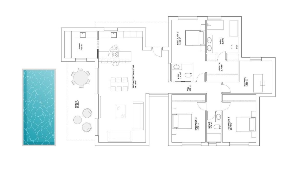 New Build - villa -
Monforte del Cid - La Capitana