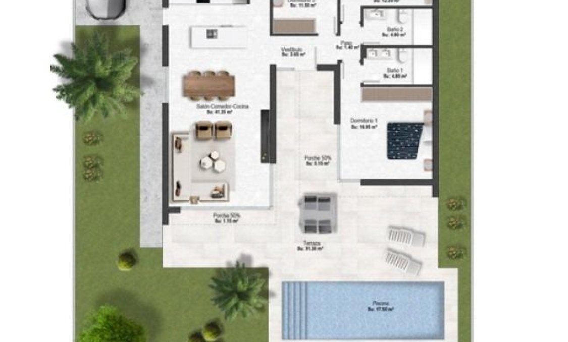 New Build - villa -
Baños y Mendigo - Altaona Golf