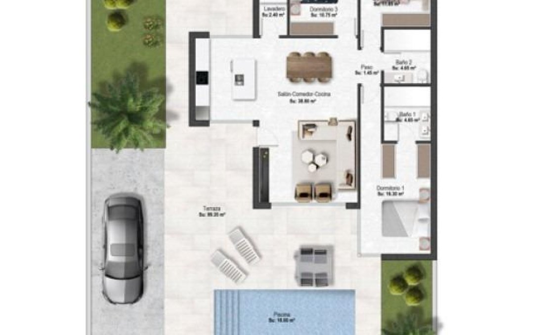 New Build - villa -
Baños y Mendigo - Altaona Golf