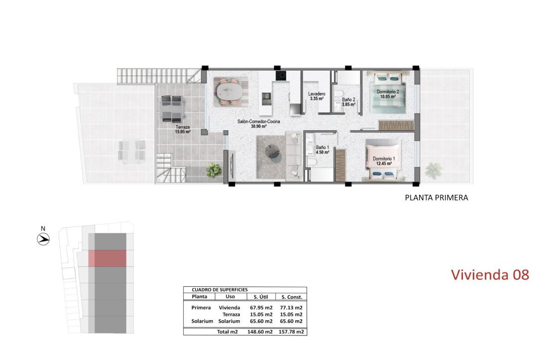 New Build - Bungalow -
Pilar de la Horadada - pueblo