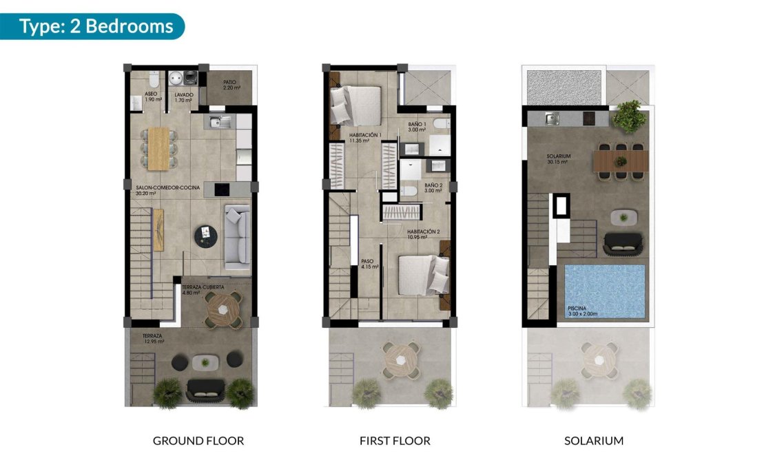New Build - town house -
Dolores - Sector 2