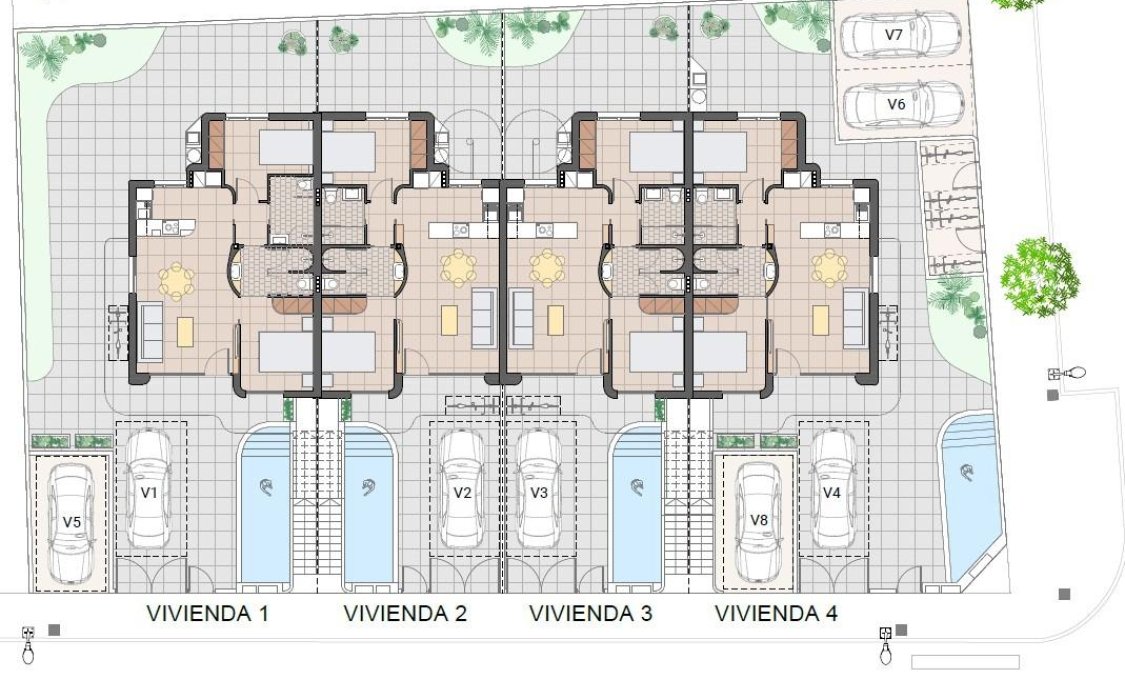 New Build - Bungalow -
Pilar de la Horadada - pueblo