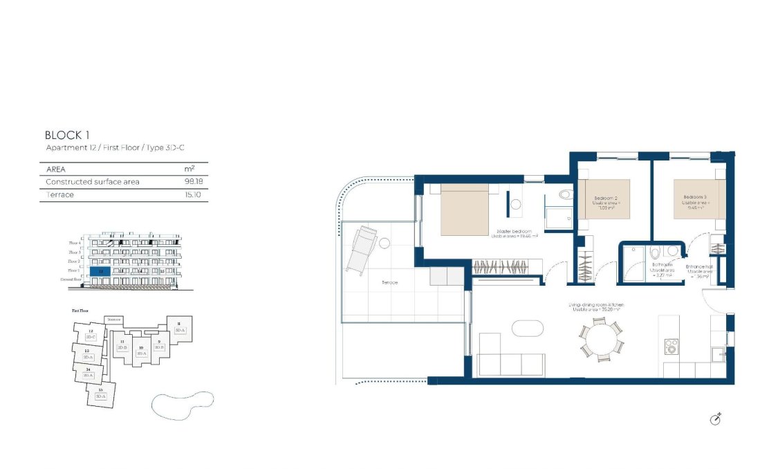 New Build - apartment -
Baños y Mendigo - El Valle Golf