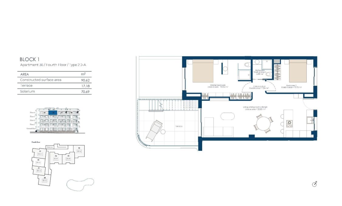 New Build - Penthouse -
Baños y Mendigo - El Valle Golf