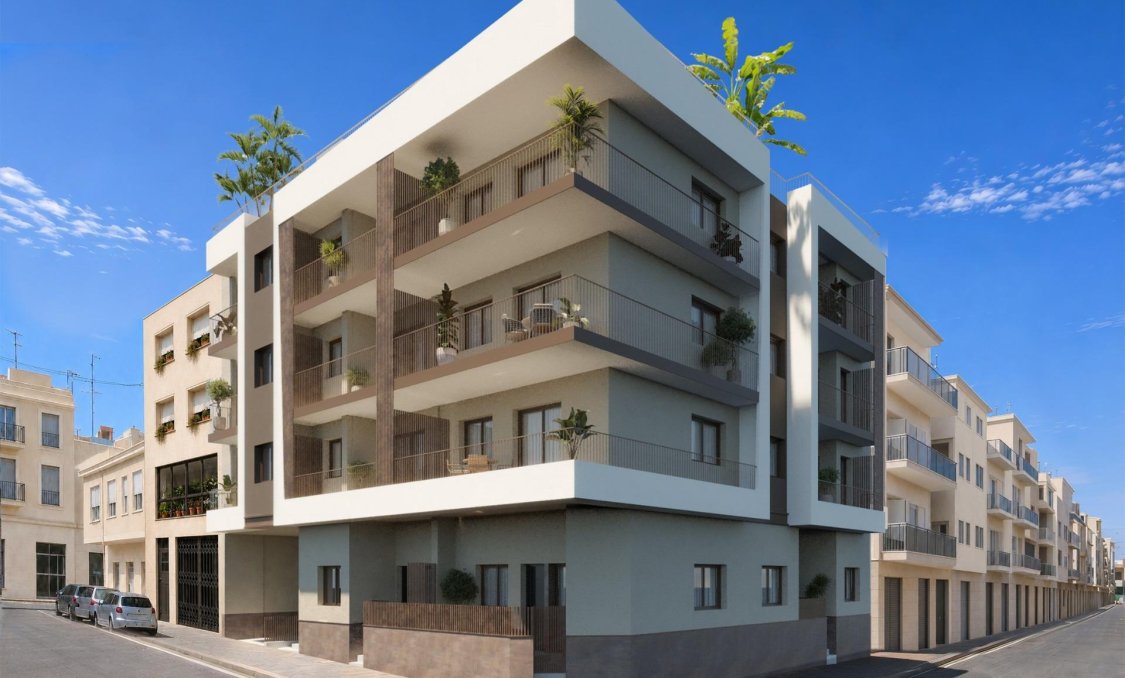 New Build - apartment -
Santa Pola - Centro
