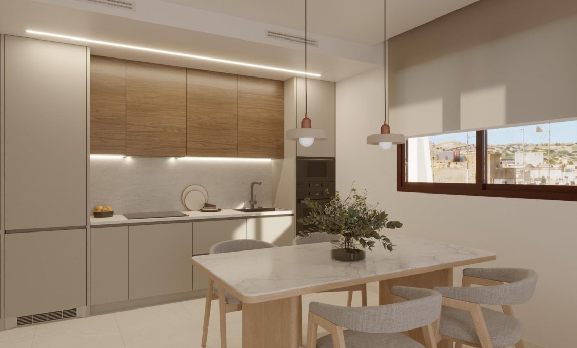 New Build - apartment -
Santa Pola - Centro