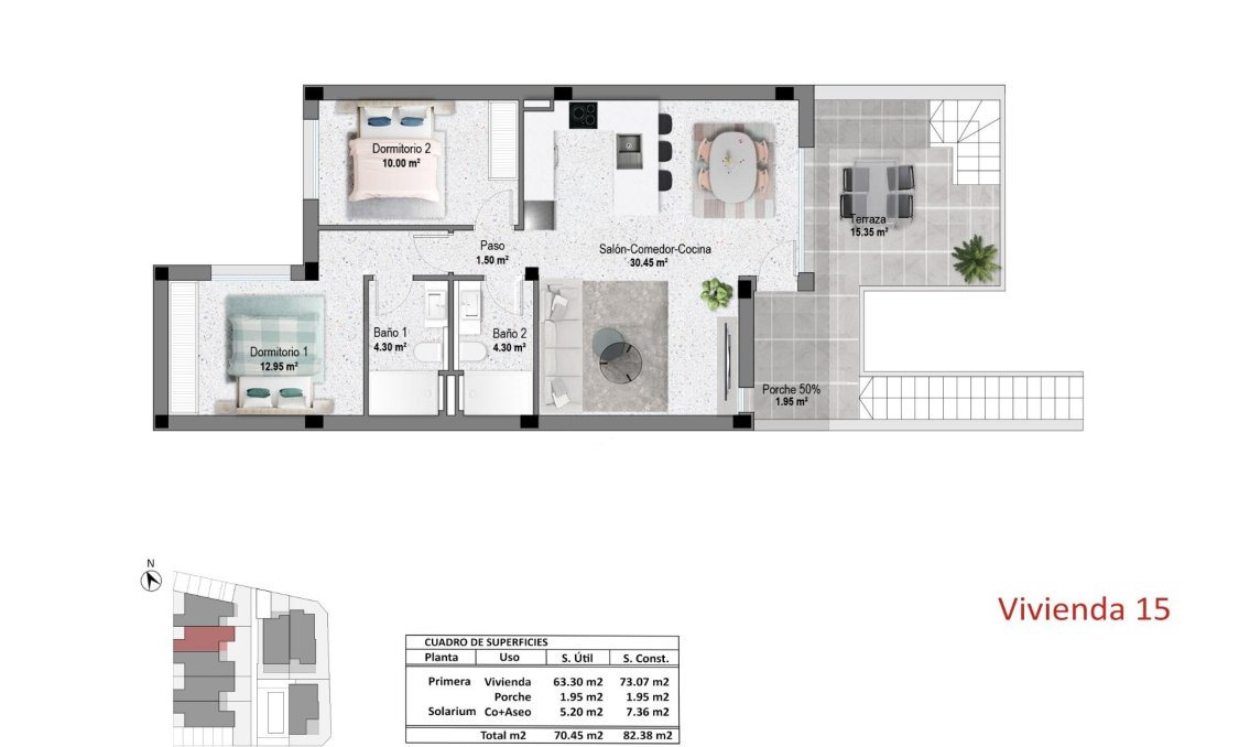 New Build - Bungalow -
Pilar de la Horadada - pueblo