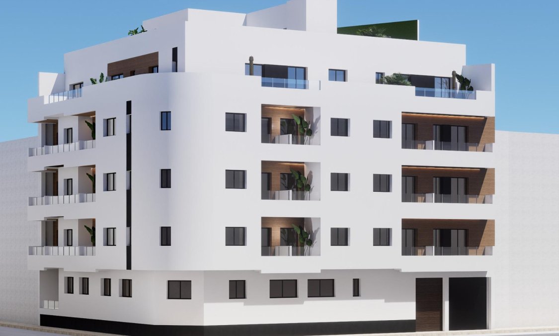 New Build - apartment -
Torrevieja - pueblo