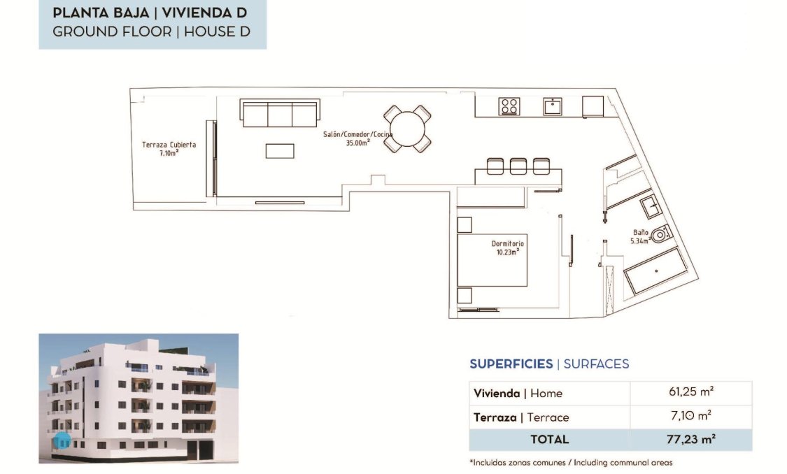 New Build - apartment -
Torrevieja - pueblo