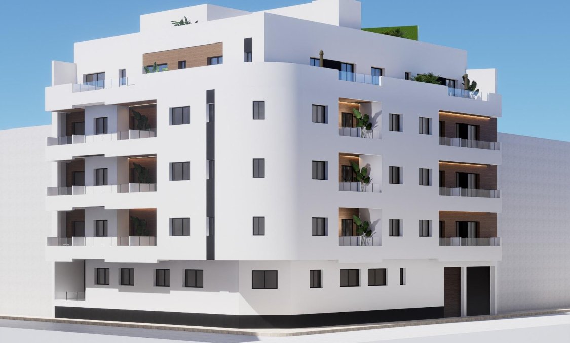 New Build - apartment -
Torrevieja - pueblo