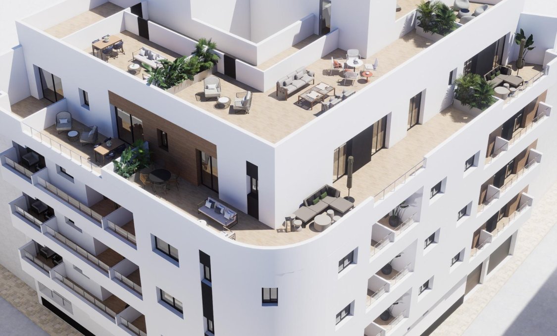 New Build - apartment -
Torrevieja - pueblo