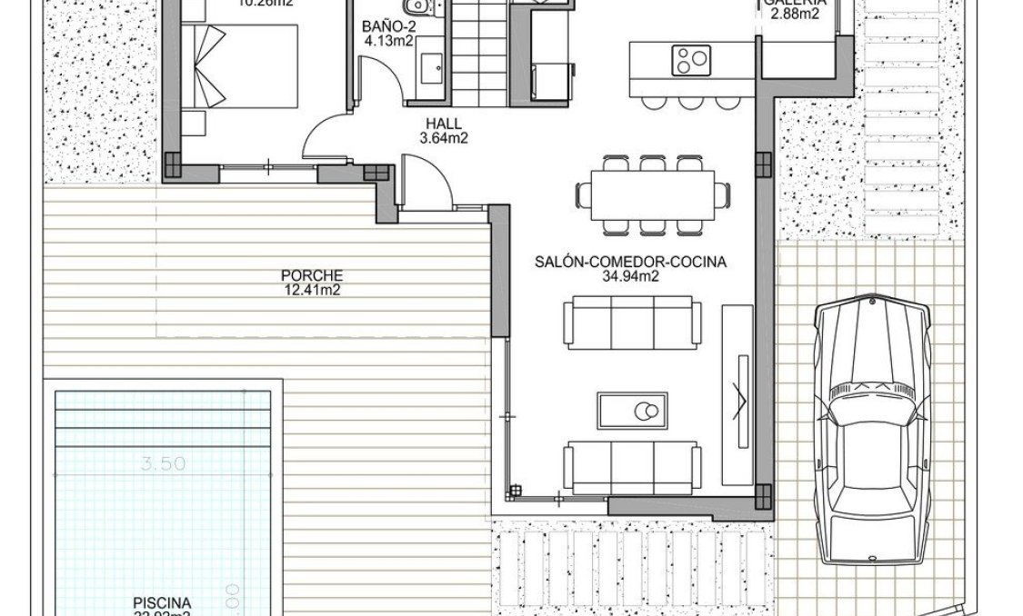 New Build - villa -
Benijofar - Polideportivo