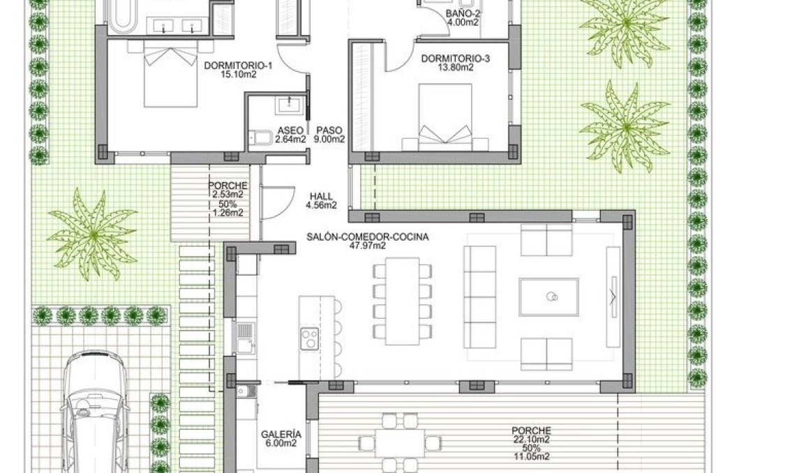 New Build - villa -
Benijofar - Polideportivo