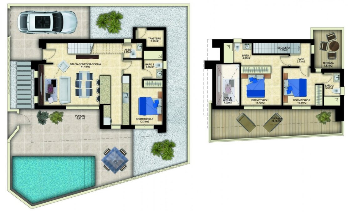 New Build - villa -
Benijofar - Polideportivo