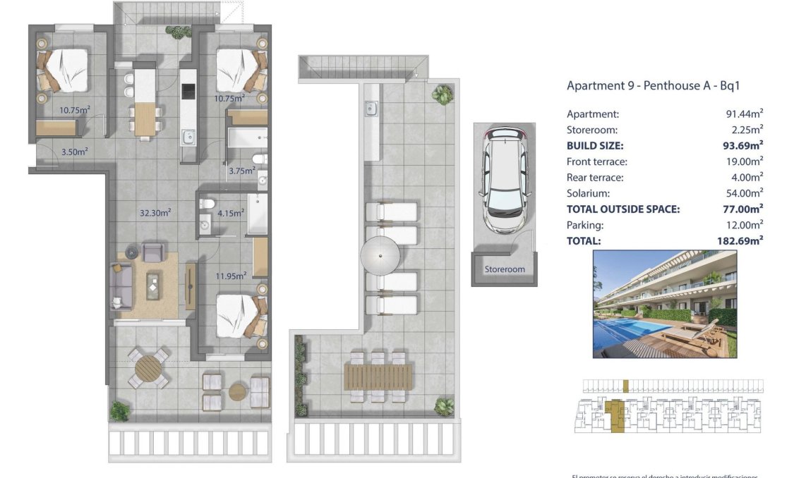 New Build - Penthouse -
Los Alcazares - Los Narejos