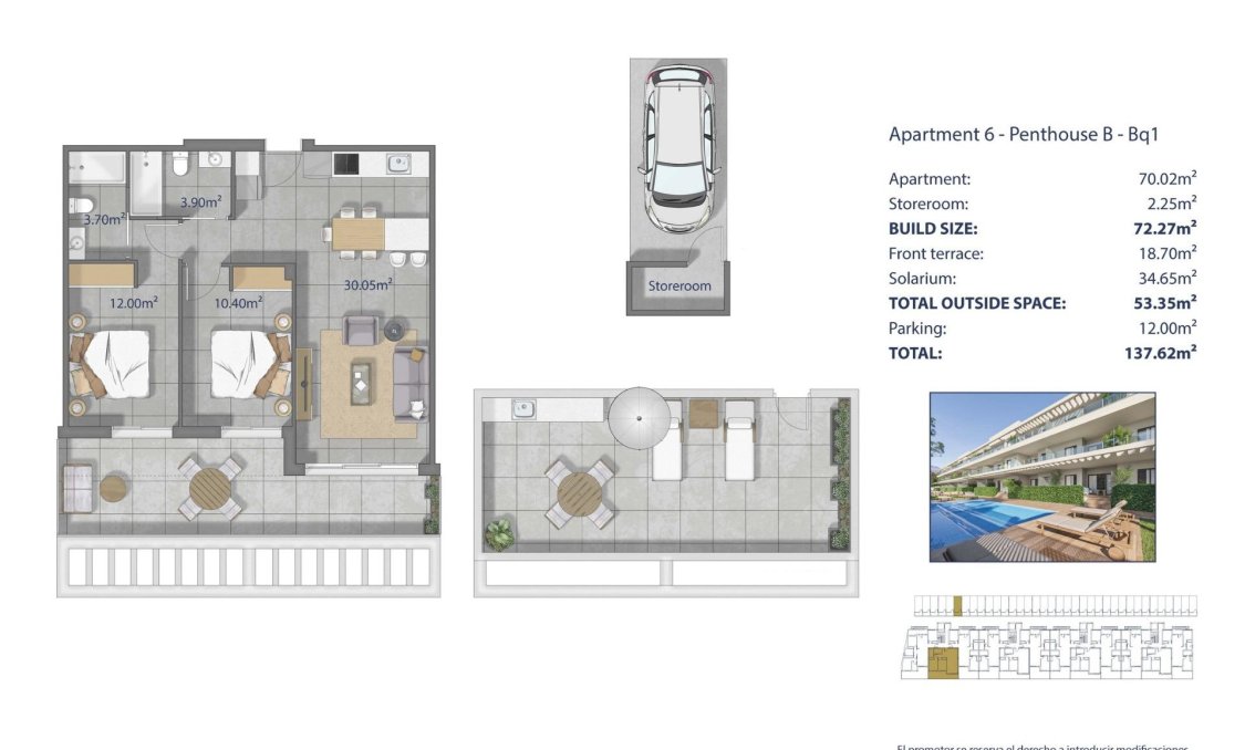 New Build - Penthouse -
Los Alcazares - Los Narejos