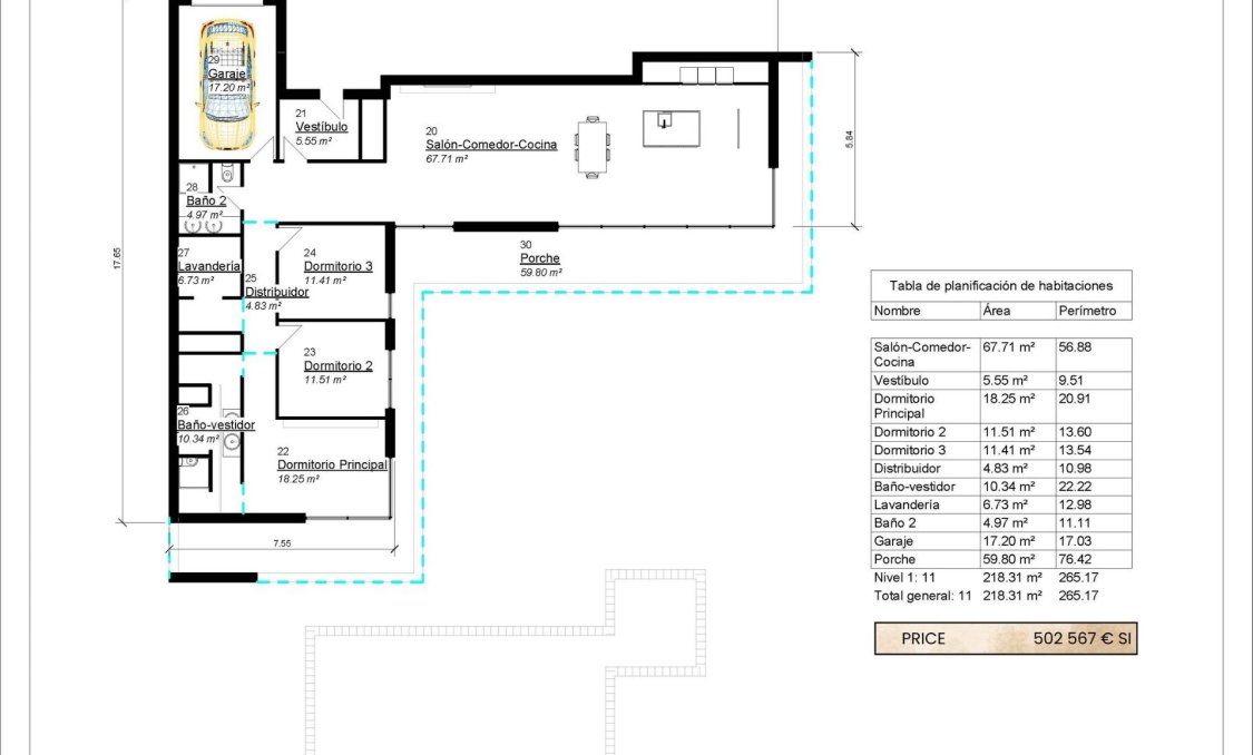 New Build - villa -
Pinoso - Casas Pastor