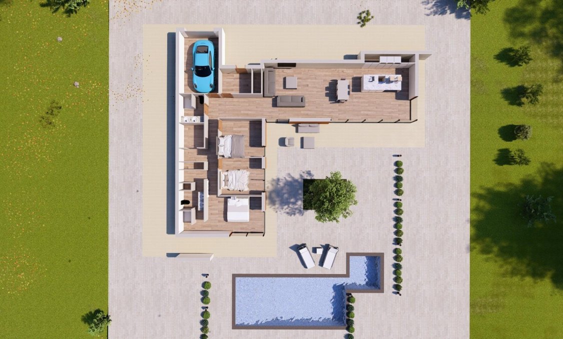 New Build - villa -
Pinoso - Casas Pastor