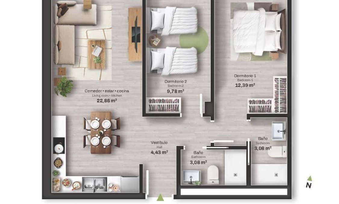 New Build - Penthouse -
Mojacar - Descargador