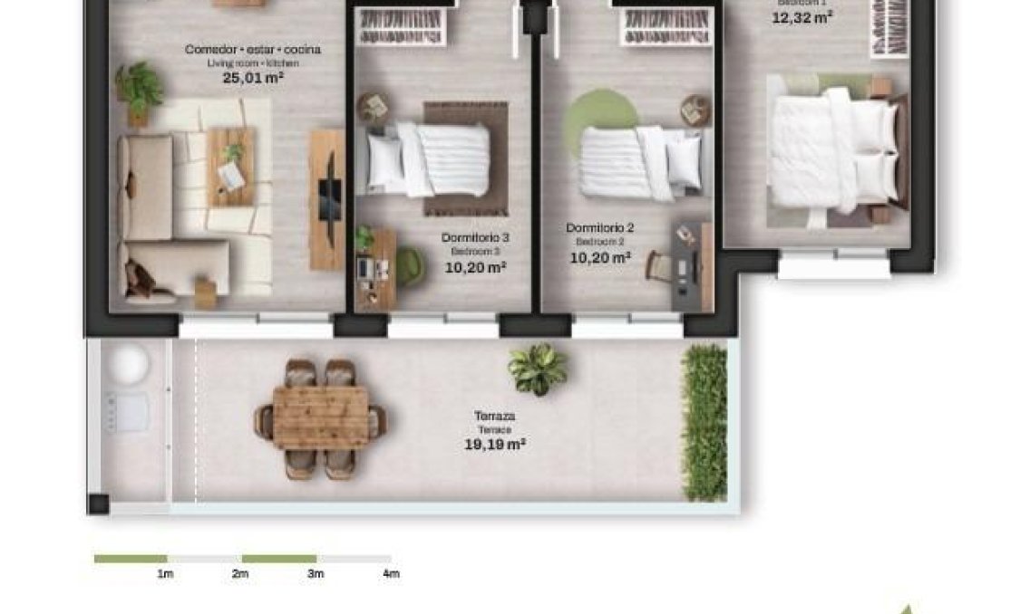 New Build - Penthouse -
Mojacar - Descargador