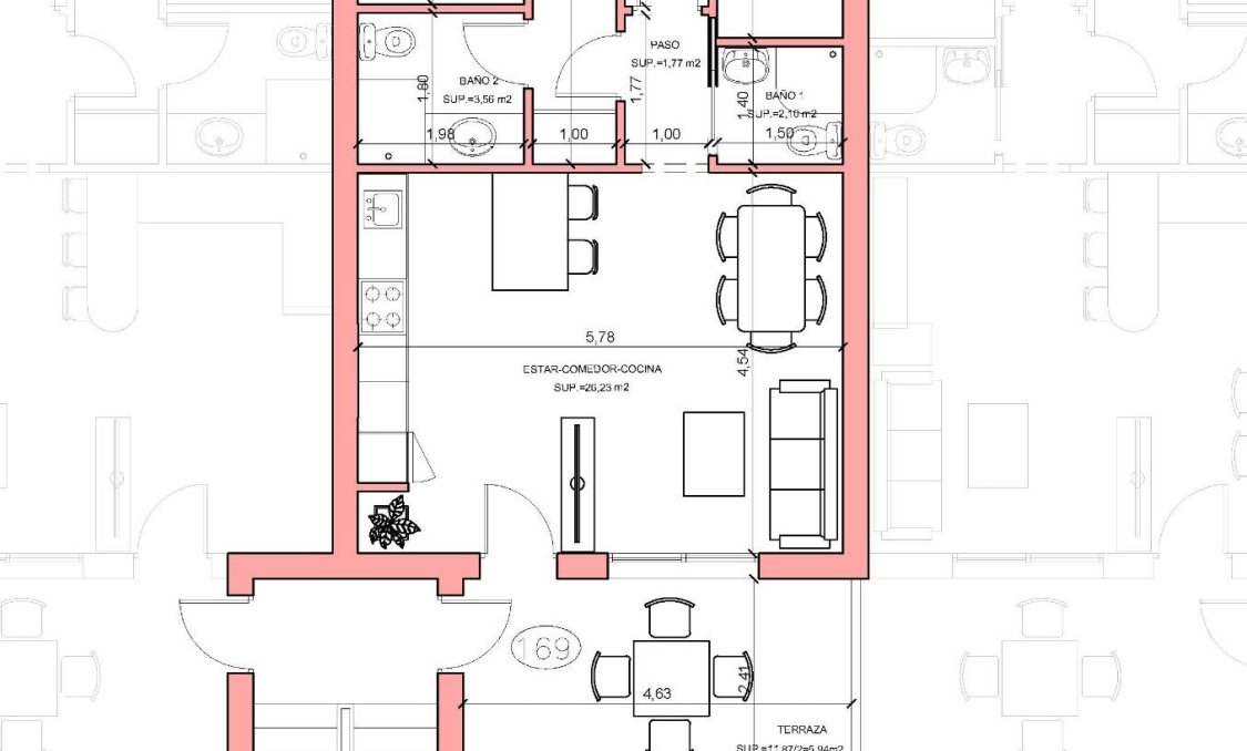 New Build - Penthouse -
Fuente Álamo - La Pinilla