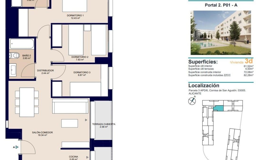 Obra nueva - apartment -
Alicante - San Agustín
