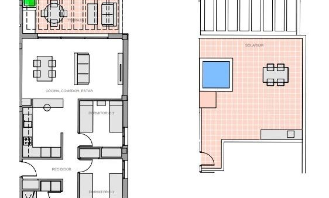 Nowy budynek - Daszek -
Guardamar del Segura - El Raso